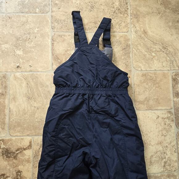 Lands' End Navy Blue Snow Bib Overalls Snow Suit Unisex Youth Size 10 - Picture 7 of 9
